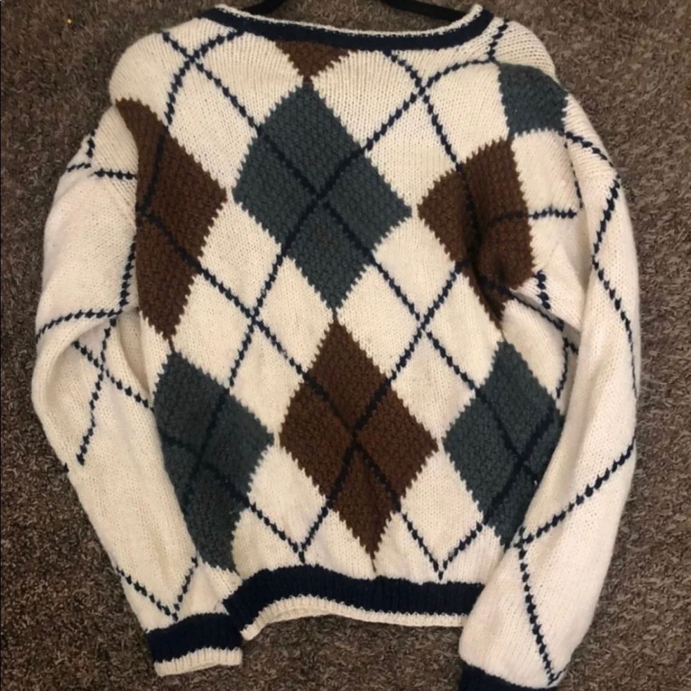 Plaid sweater